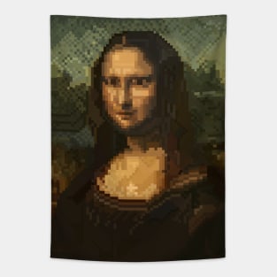 MONA LISA - pixelart Tapestry