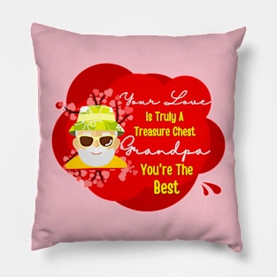 Grandpa: The Treasure of My Heart Tee Pillow