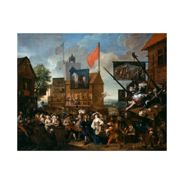 Southwark Fair by William Hogarth by Classic Art Stall