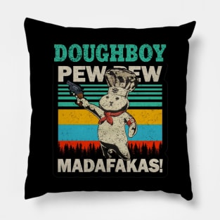 VINTAGE DOUGHBOYS PEW PEW Pillow