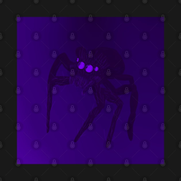 Jumping Spider Drawing V25 (Purple 1) by IgorAndMore