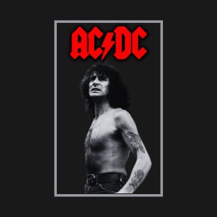 Poster Bon Scott ACDC T-Shirt