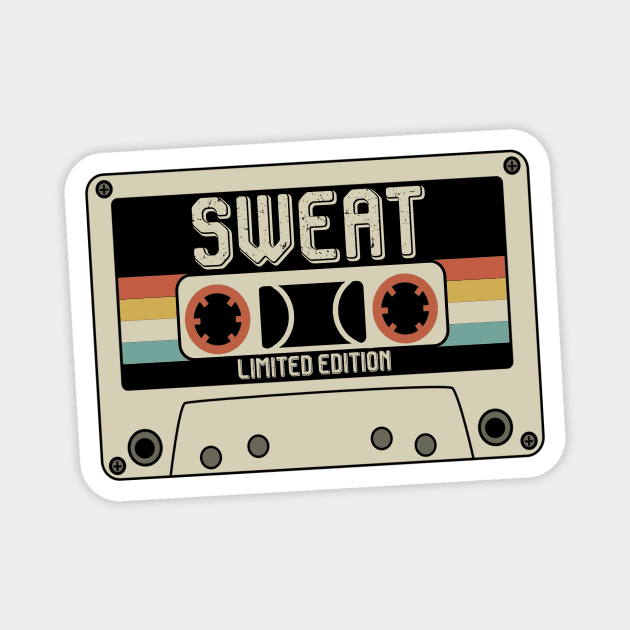 Sweat - Limited Edition - Vintage Style Magnet by Debbie Art