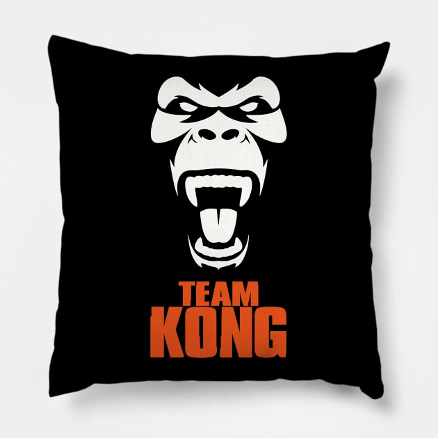 Godzilla vs Kong - Official Team Kong Neon Pillow by Pannolinno