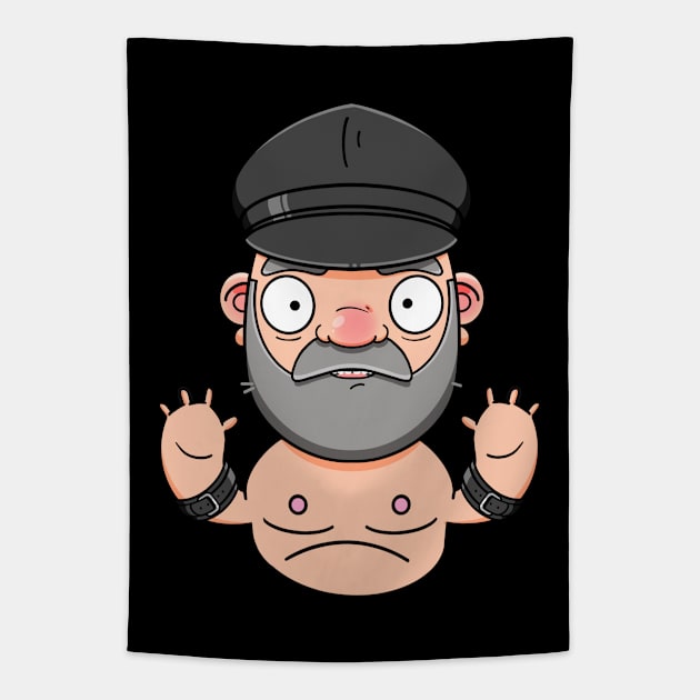 Hot Leather Daddy Tapestry by LoveBurty