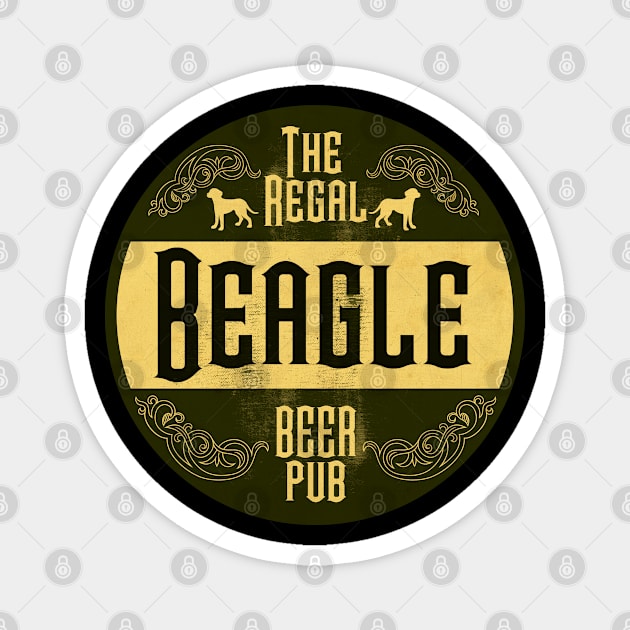 Vintage Regal Beagle Pub Magnet by CTShirts