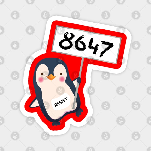 8647 Magnet by Creatifly Graphic Tees