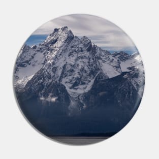 Grand Teton National Park Snow Capped Mountains Pin