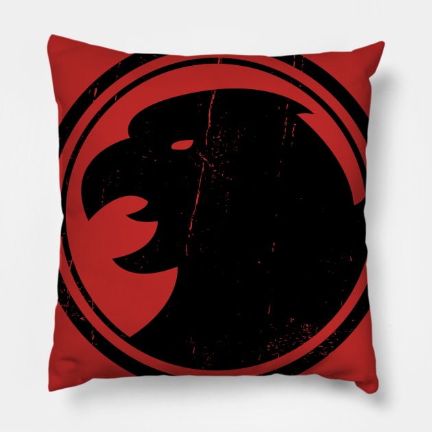 The Hawk Man Pillow by nickbeta