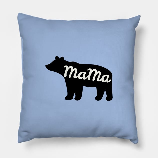 Mama shirt, Mama Bear Matching Family, Gift and Decor Idea Pillow by Parin Shop