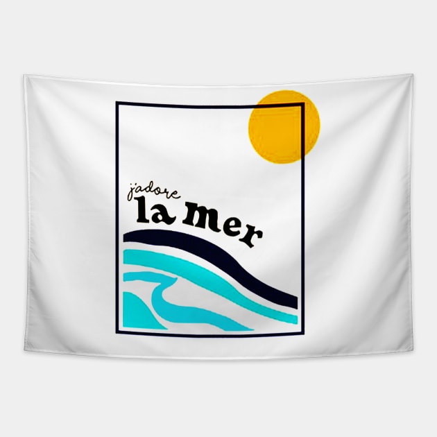 J'adore la mer Tapestry by fadetsunset