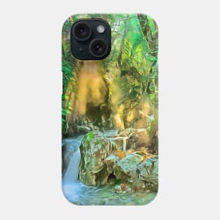 Creek In The Forest Phone Case