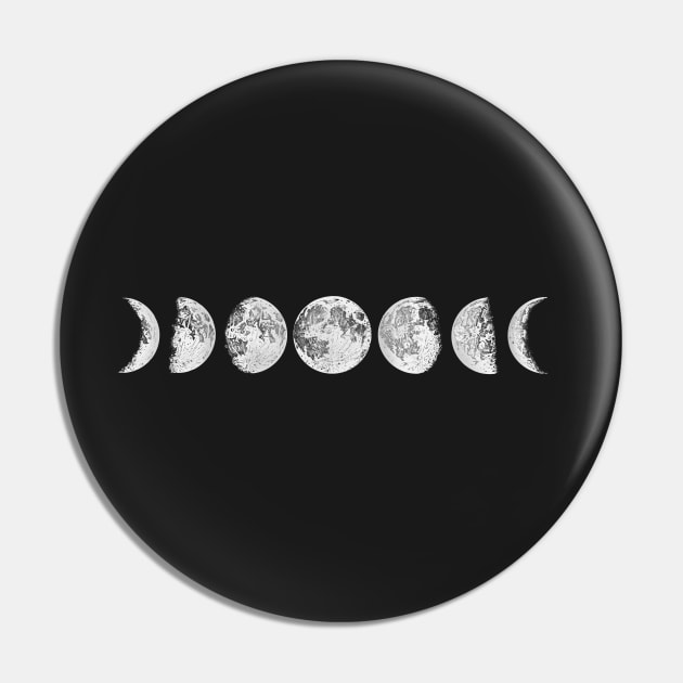 Lunar Phases Pin by jleonardart