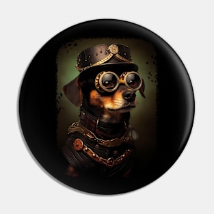 Steampunk Dog Pin