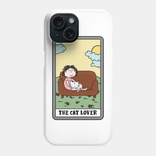 The cat lover - funny tarot cat Phone Case