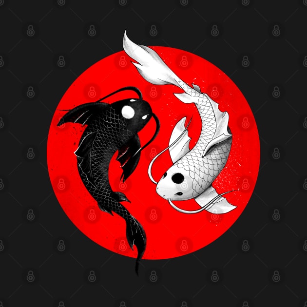 Japanese Koi Fish Vision by GeekZen