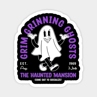 Grim Grinning Ghosts Magnet