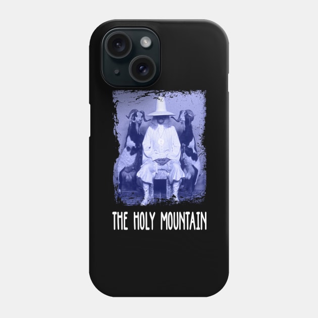 Alejandro's Surreal Tribute The Mountain Retro Tee Phone Case by Iron Astronaut