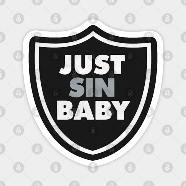 Just Sin Baby Magnet by jordan5L