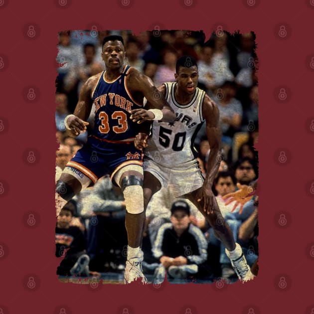 Patrick Ewing vs David Robinson by Wendyshopart