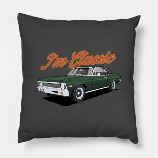 chevy Classic Car Pillow