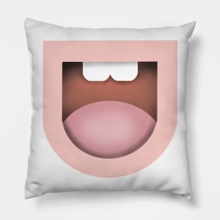 funny mouth Pillow