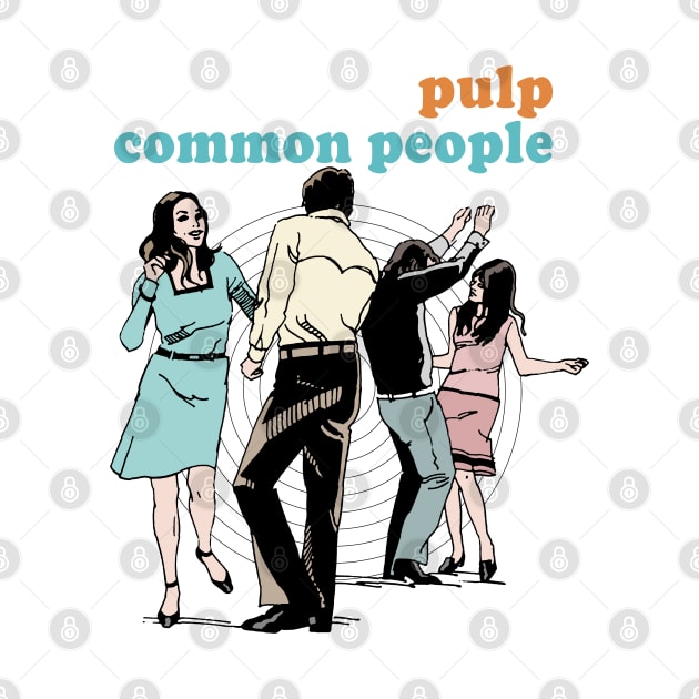 Pulp Common People / Retro 90s Fan Design by CultOfRomance