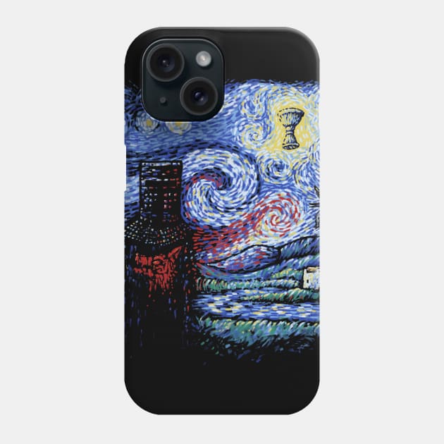 Starry Knight Phone Case by kg07_shirts