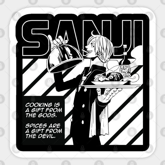 One Piece Anime Sanji The Chef One Piece Anie Sanji Sticker