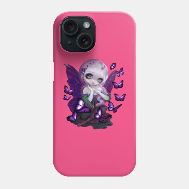 Purple haze fairy butterflies Phone Case by Art Additive