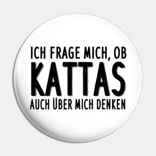 Katta Liebhaber Mädchen Spruch Tiermotiv Fan Pin