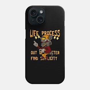 Vintage Design Illustration - Life Process Phone Case