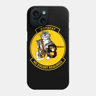 F-14 Tomcat - Bombcat - No Escort Required - Clean Style Phone Case