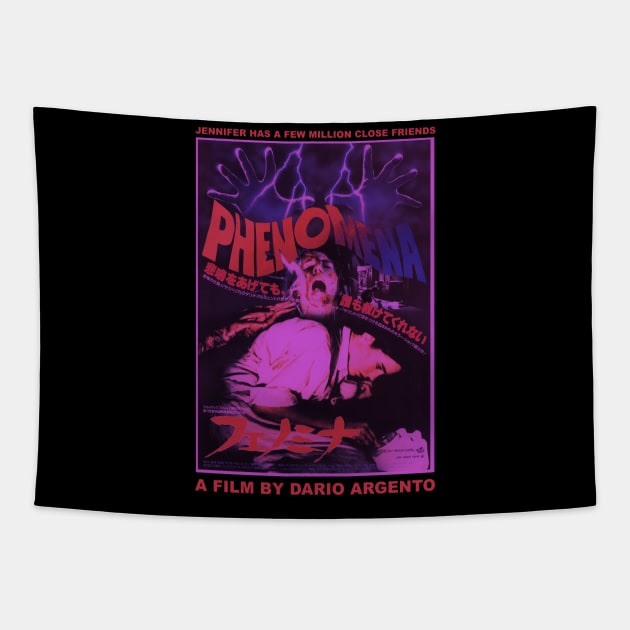 Phenomena, Classic Horror, Japanese Tapestry by The Dark Vestiary