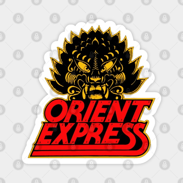 Orient Express Roller Coaster Magnet by earth angel