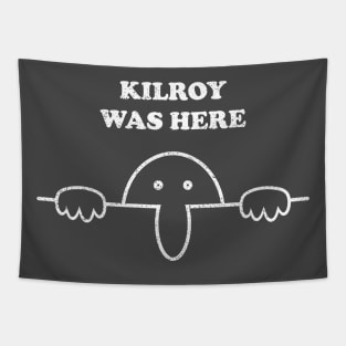 KILROY WAS HERE Tapestry