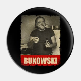 Charles Bukowski - RETRO STYLE Pin