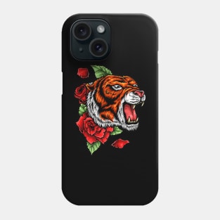 Tiger Roses Tattoo Phone Case