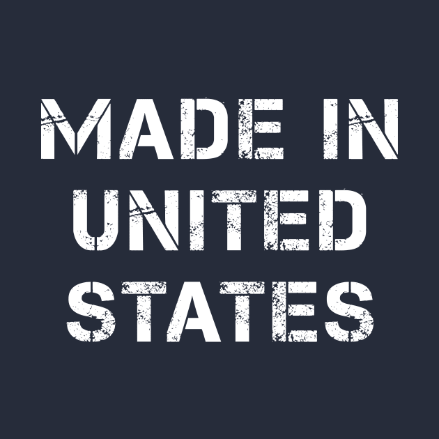 Made in United States of America Typography by PallKris