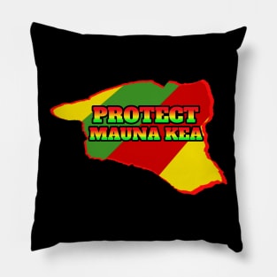 Hawaii t-shirt designs protect Mauna Kea Pillow