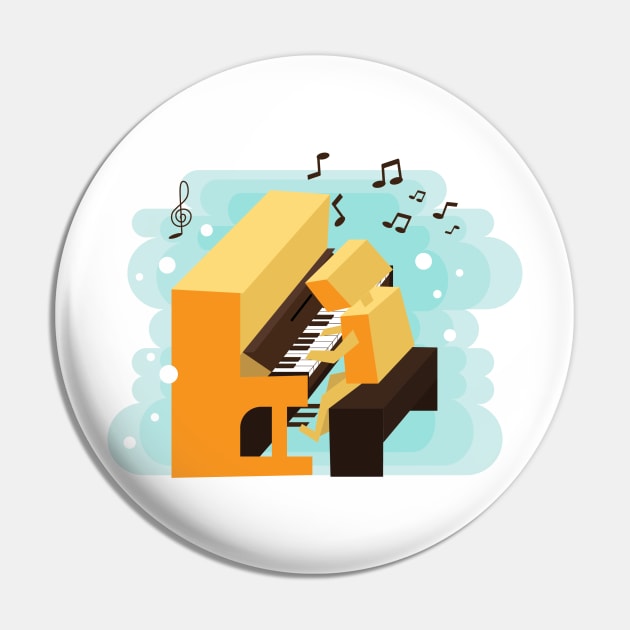 piano instrument cute cartoon Pin by Quenini