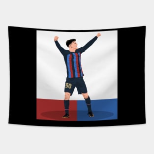 Pablo Gavi FC Barcelona Tapestry