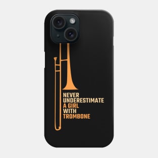 trombone girl Phone Case