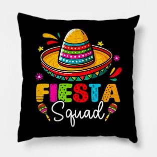 Fiesta Squad Cinco De Mayo Mexican Party Family Group Fiesta Pillow