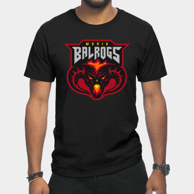 Moria Balrogs Team Logo - Lord Of The Rings - T-Shirt