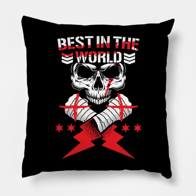 Best In The World v2 Pillow by Artist Club