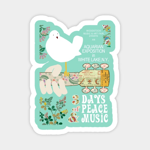 Woodstock Magnet by GreenNest