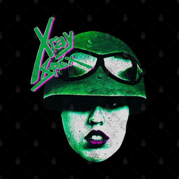 Retro X-ray spex poly styrene tribute by Polaroid Popculture