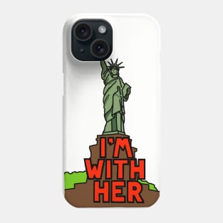 I'M WITH HER Phone Case