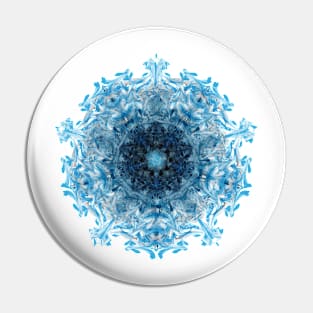 blue mandala Pin